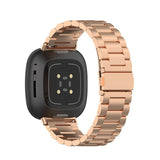 Fitbit Sense 2 Strap | Fitbit Versa 4 Strap | Rose Gold Metal Fitbit Strap