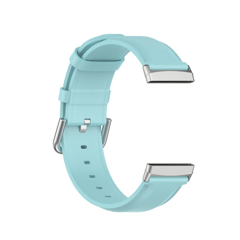 Fitbit Sense 2 Strap | Fitbit Versa 4 Strap | Sky Blue Premium Leather Fitbit Strap