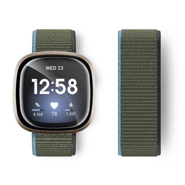 Fitbit Sense Strap | Fitbit Versa 3 Strap | Premium Nylon Strap/Band | 32 Colours Available