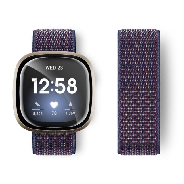 Fitbit Sense Strap | Fitbit Versa 3 Strap | Premium Nylon Strap/Band | 32 Colours Available