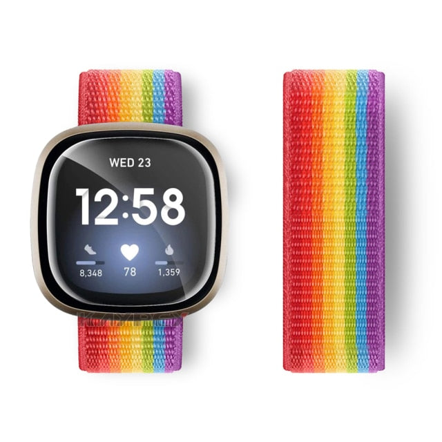 Fitbit Sense Strap | Fitbit Versa 3 Strap | Premium Nylon Strap/Band | 32 Colours Available