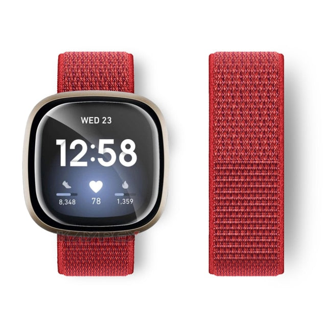 Fitbit Sense Strap | Fitbit Versa 3 Strap | Premium Nylon Strap/Band | 32 Colours Available