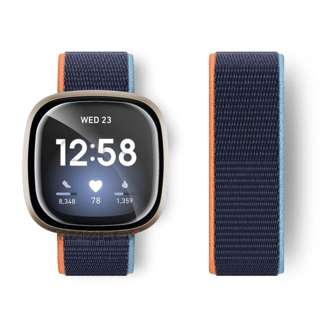 Fitbit Sense Strap | Fitbit Versa 3 Strap | Premium Nylon Strap/Band | 32 Colours Available