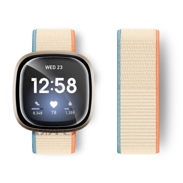 Fitbit Sense Strap | Fitbit Versa 3 Strap | Premium Nylon Strap/Band | 32 Colours Available