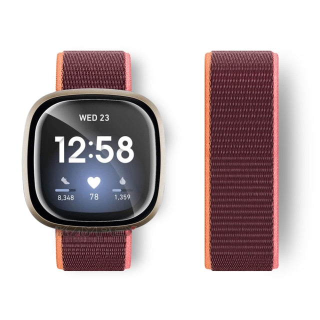 Fitbit Sense Strap | Fitbit Versa 3 Strap | Premium Nylon Strap/Band | 32 Colours Available