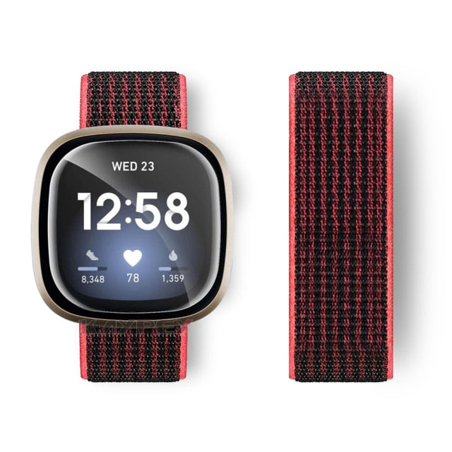 Fitbit Sense Strap | Fitbit Versa 3 Strap | Premium Nylon Strap/Band | 32 Colours Available