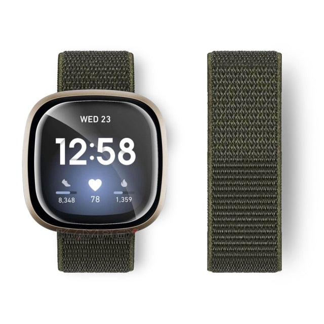 Fitbit Sense Strap | Fitbit Versa 3 Strap | Premium Nylon Strap/Band | 32 Colours Available