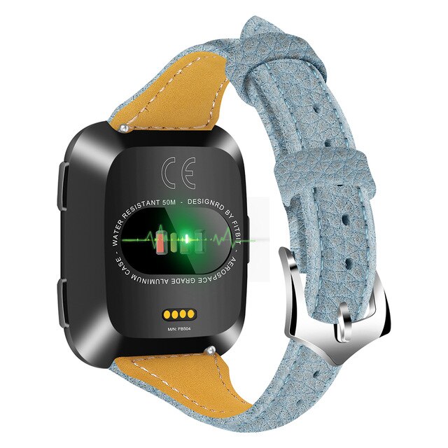 Fitbit Versa Strap | Fitbit Versa 2 Strap | Fitbit Versa Lite Strap | Leather Strap/Band | 10 Colours Available