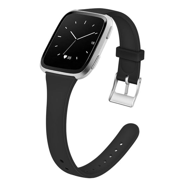 Fitbit Versa Strap | Fitbit Versa 2 Strap | Fitbit Versa Lite Strap | Narrow Plain Silicone Strap/Band | 7 Colours Available