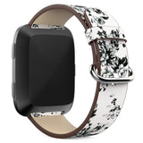 Fitbit Versa Strap | Fitbit Versa 2 Strap | Fitbit Versa Lite Strap | Patterned Leather Strap/Band | 4 Colours Available