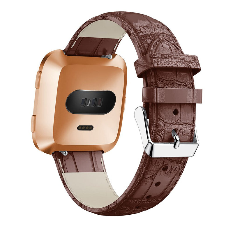 Fitbit Versa Strap | Fitbit Versa 2 Strap | Fitbit Versa Lite Strap | Smooth Leather Strap/Band | 4 Colours Available