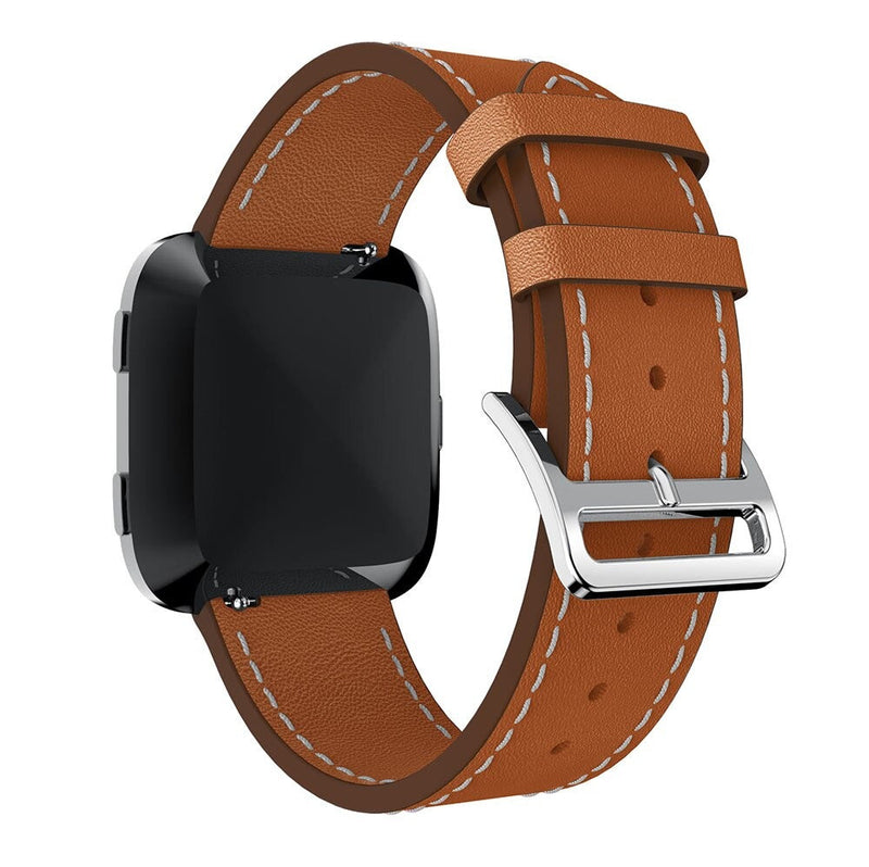 Fitbit Versa Strap | Fitbit Versa 2 Strap | Fitbit Versa Lite Strap | Stitched Leather Strap/Band | 3 Colours Available