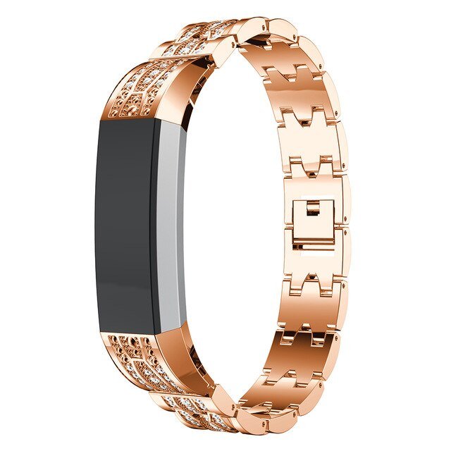 For Fitbit Alta and Alta HR | Glamorous Steel Strap/Band | 4 Colours Available