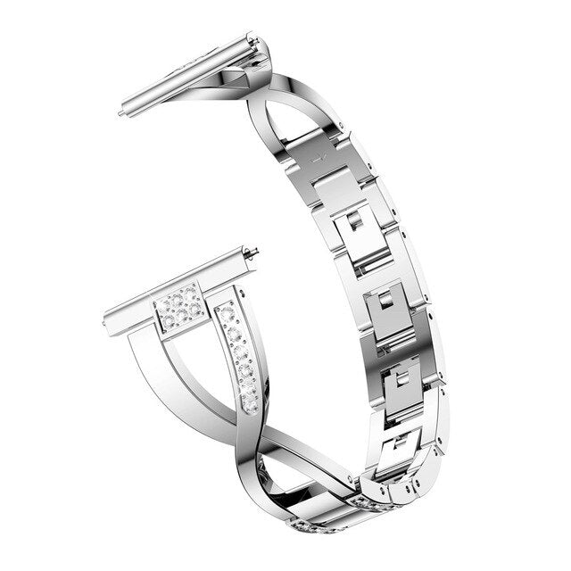 For Fitbit Blaze | Glamorous Steel Strap | 5 Colours Available