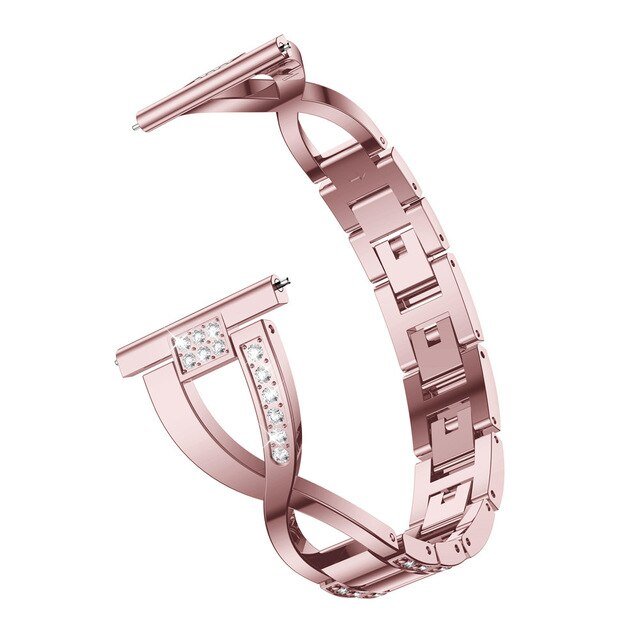 For Fitbit Blaze | Glamorous Steel Strap | 5 Colours Available