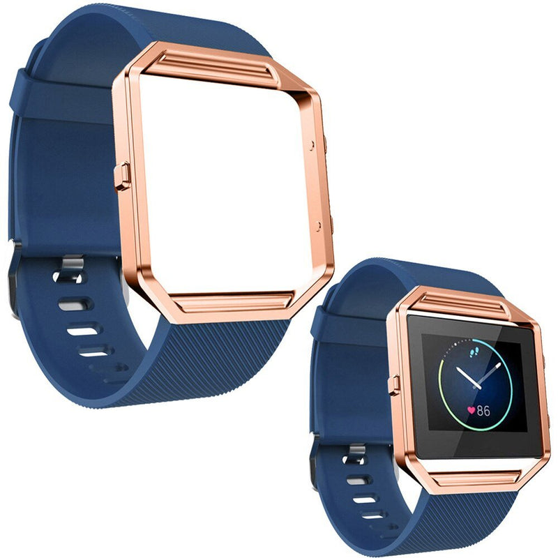 For Fitbit Blaze | Grained Silicone Strap | 10 Colours Available