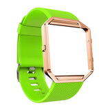 For Fitbit Blaze | Grained Silicone Strap | 10 Colours Available