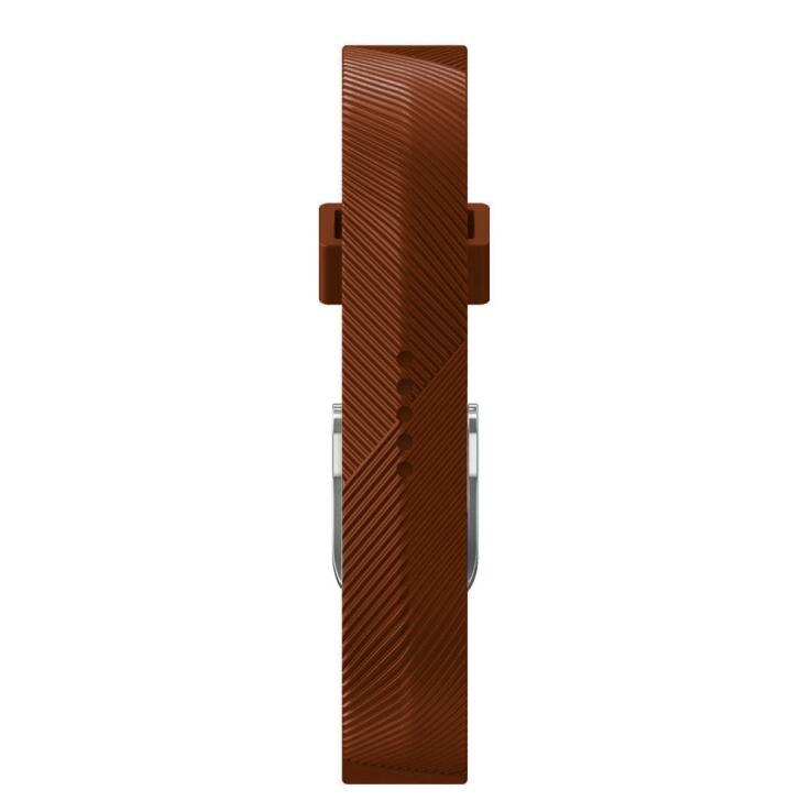 For Fitbit Flex 2 | Grained Silicone Strap | Coffee