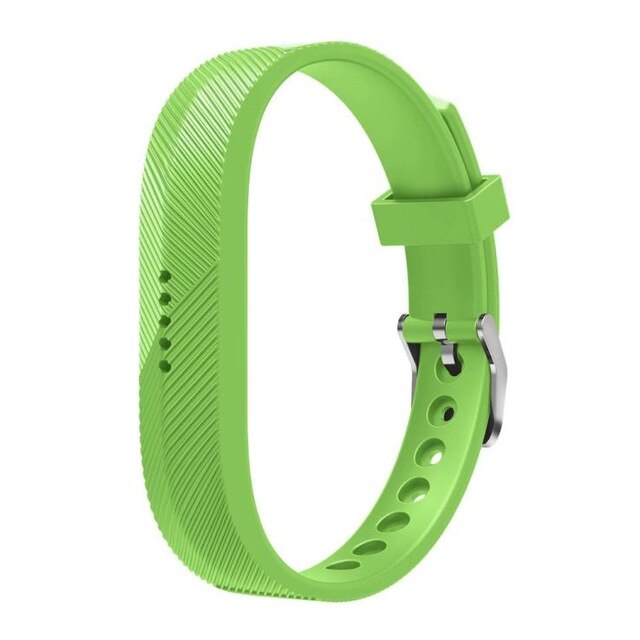 For Fitbit Flex 2 | Grained Silicone Strap | Green