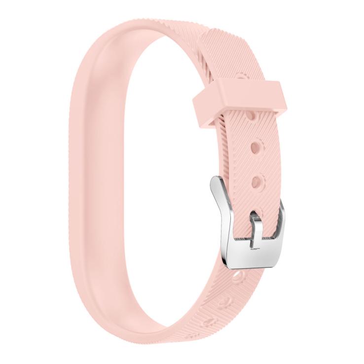 For Fitbit Flex 2 | Grained Silicone Strap | Light Pink