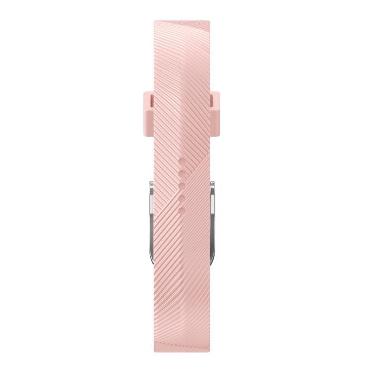 For Fitbit Flex 2 | Grained Silicone Strap | Light Pink