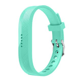 For Fitbit Flex 2 | Grained Silicone Strap | Mint Green