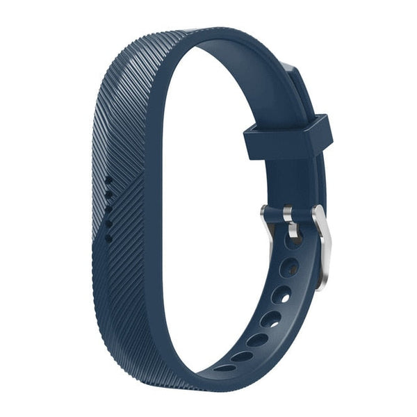 For Fitbit Flex 2 | Grained Silicone Strap | Navy