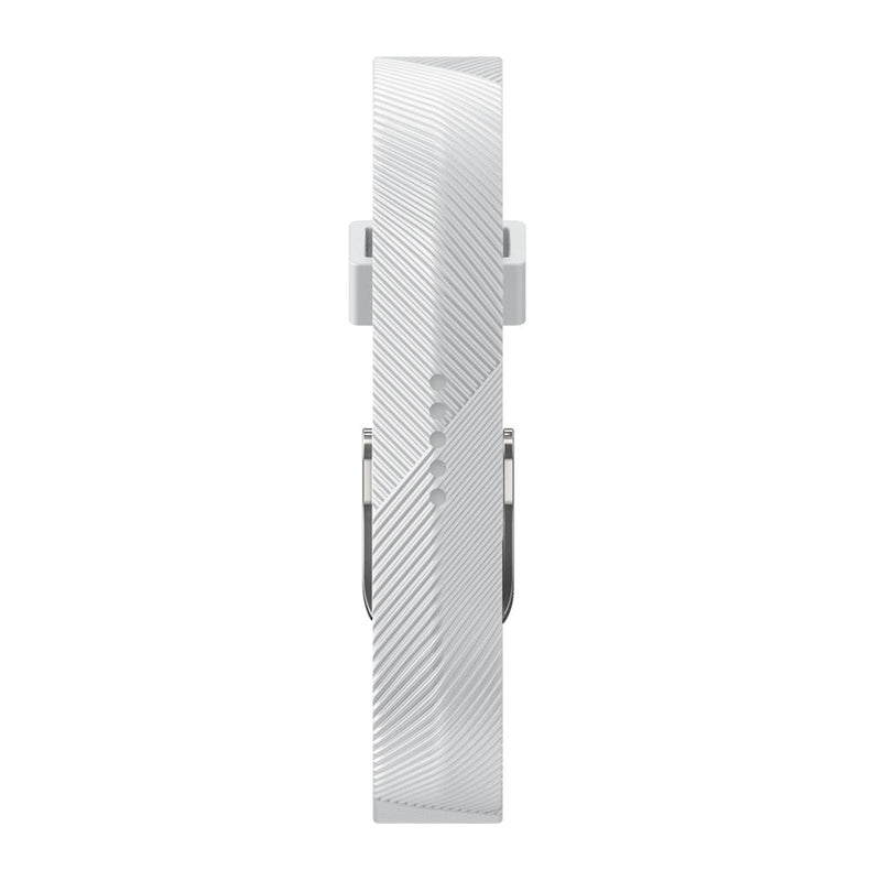 For Fitbit Flex 2 | Grained Silicone Strap | White