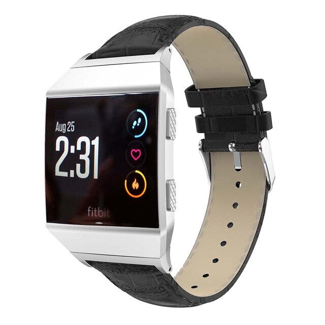 For Fitbit Ionic | Leather Strap/Band | 5 Colours Available