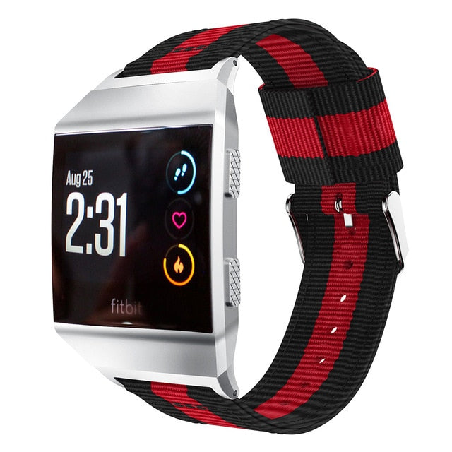 For Fitbit Ionic | Nylon Strap/Band | 6 Colours Available