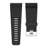 For Fitbit Surge | Grained Silicone Strap | Black