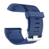 For Fitbit Surge | Grained Silicone Strap | Deep Blue