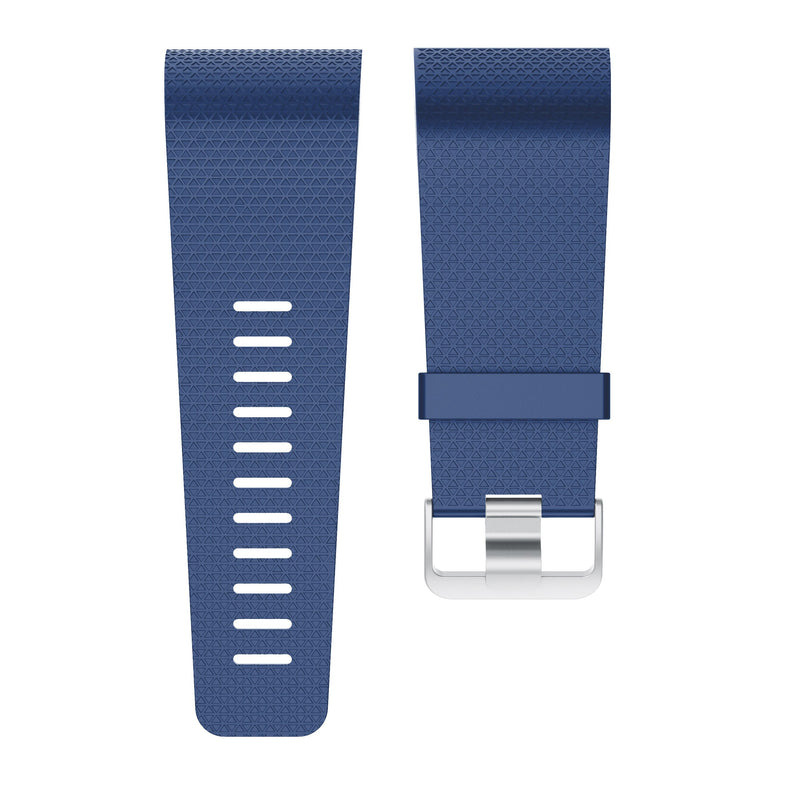 For Fitbit Surge | Grained Silicone Strap | Deep Blue