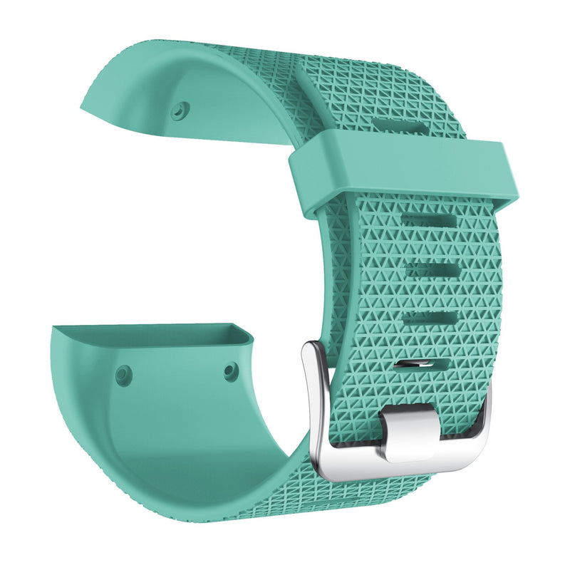 For Fitbit Surge | Grained Silicone Strap | Mint Green