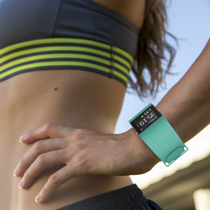 For Fitbit Surge | Grained Silicone Strap | Mint Green