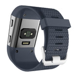 For Fitbit Surge | Grained Silicone Strap | Rock Blue