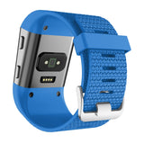 For Fitbit Surge | Grained Silicone Strap | Sky Blue