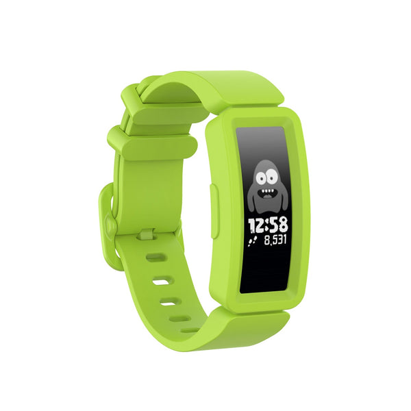 Green Plain Silicone Fitbit Ace 2 Strap/Fitbit Ace 2 Band