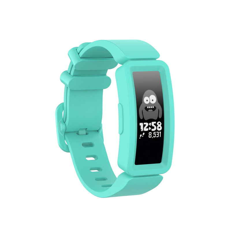 Light Green Plain Silicone Fitbit Ace 2 Strap/Fitbit Ace 2 Band