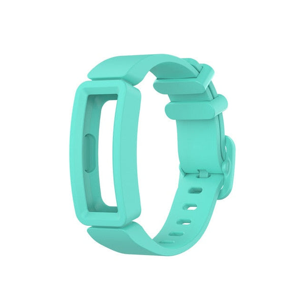 Light Green Plain Silicone Fitbit Ace 2 Strap/Fitbit Ace 2 Band