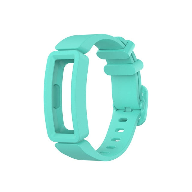 Light Green Plain Silicone Fitbit Ace 2 Strap/Fitbit Ace 2 Band