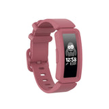 Light Red Plain Silicone Fitbit Ace 2 Strap/Fitbit Ace 2 Band