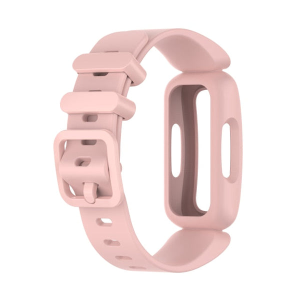 Pink Plain Silicone Fitbit Ace 3 Strap/Fitbit Ace 3 Band