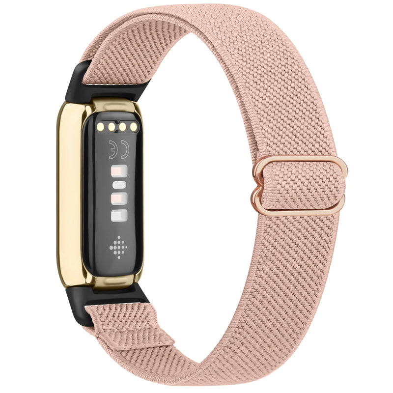 Fitbit Luxe Strap | Pink Sand Nylon Loop/Strap