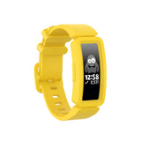 Yellow Plain Silicone Fitbit Ace 2 Strap/Fitbit Ace 2 Band