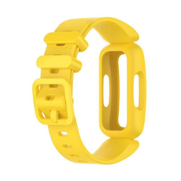 Yellow Plain Silicone Fitbit Ace 3 Strap/Fitbit Ace 3 Band